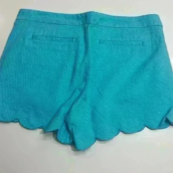 Lilly Pulitzer Size 10 Buttercup Shorts in Pool House Blue Item# 7X - Picture 4 of 7